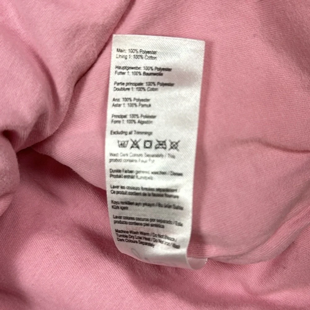 Joules Girls Pink Star Sherpa Fleece Half Zip Pullover Size 5